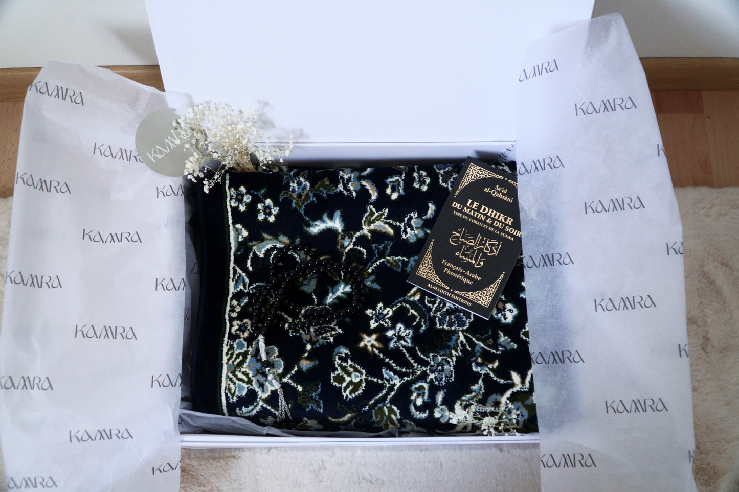 Coffret Essentiel - Livre d’invocations, Tasbih & Musc El Nabil Musc Blanc