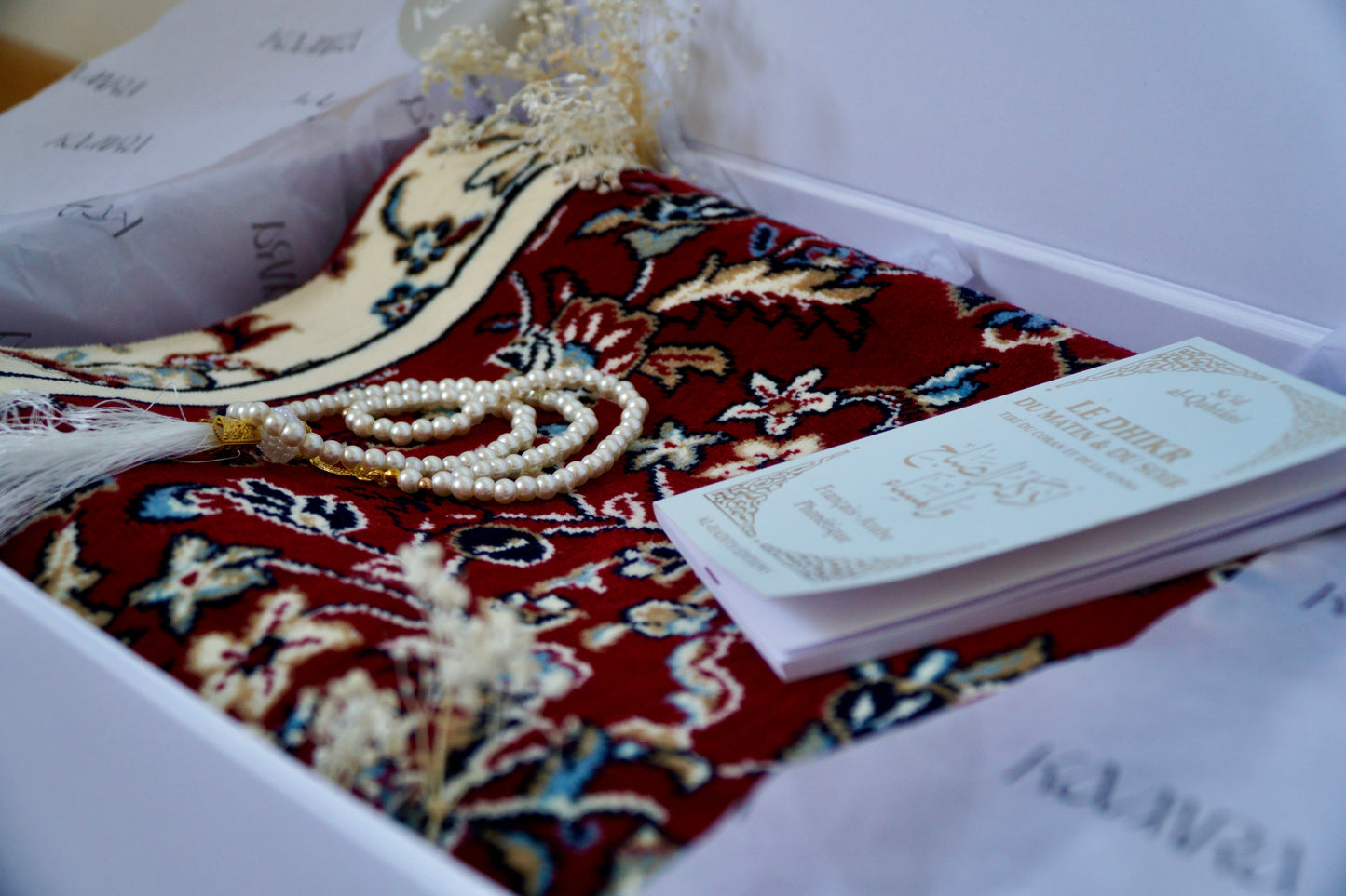 Coffret Essentiel - Livre d’invocations, Tasbih & Musc El Nabil Musc Blanc