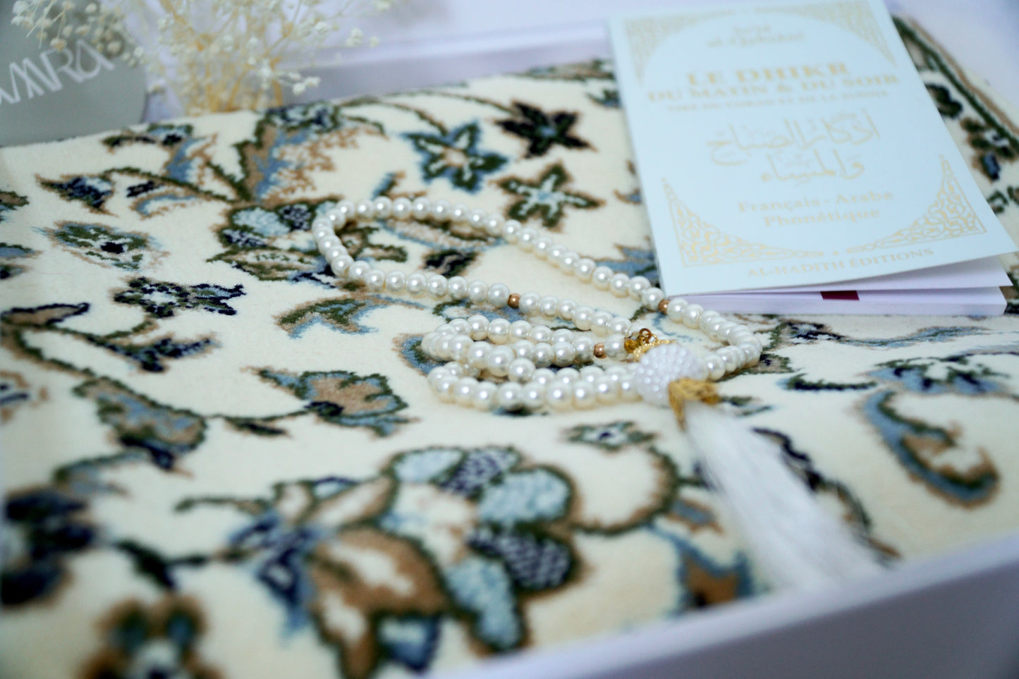 Coffret Essentiel - Livre d’invocations, Tasbih & Musc El Nabil Musc Blanc