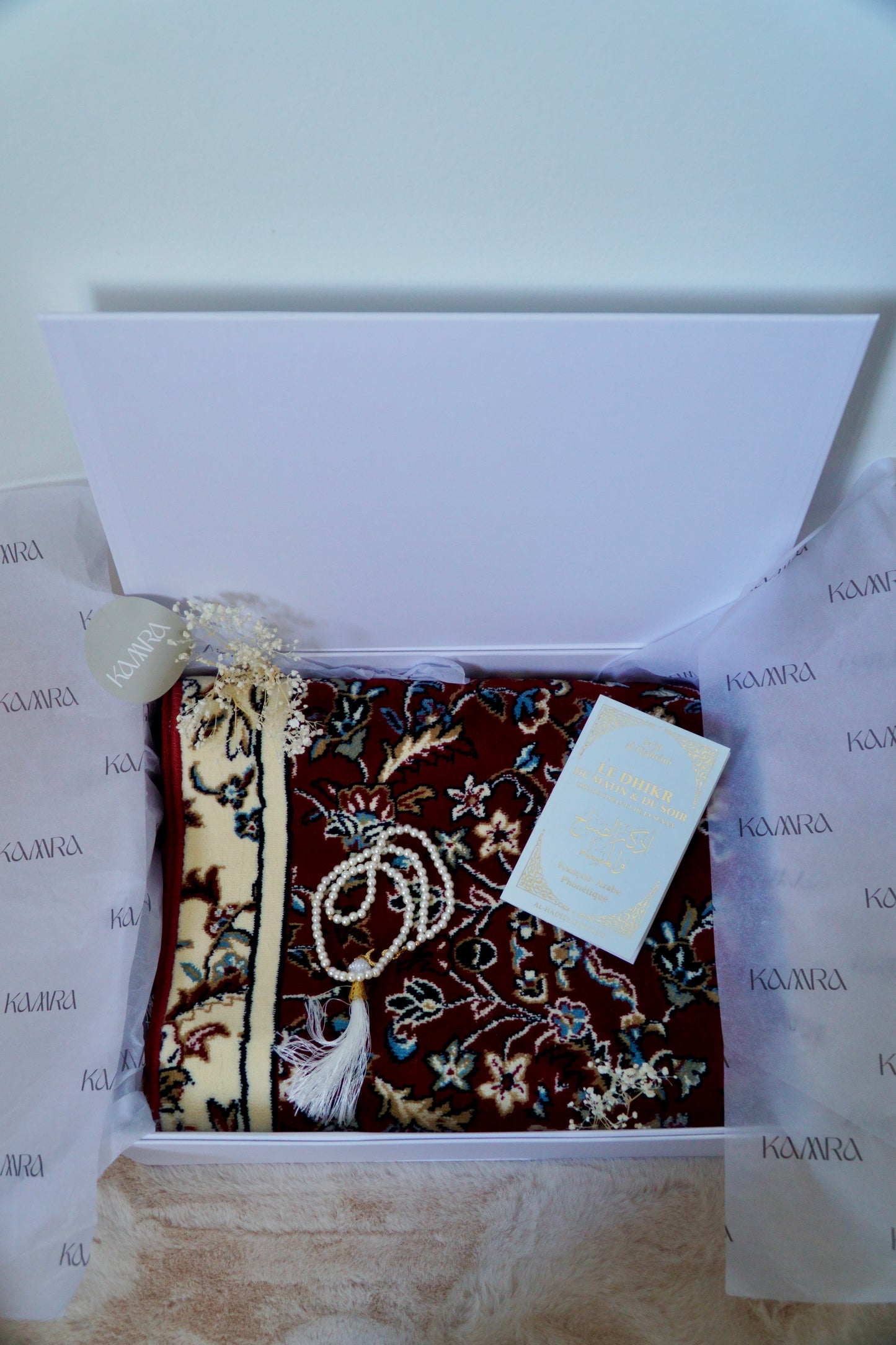 Coffret Essentiel - Livre d’invocations, Tasbih & Musc El Nabil Musc Blanc